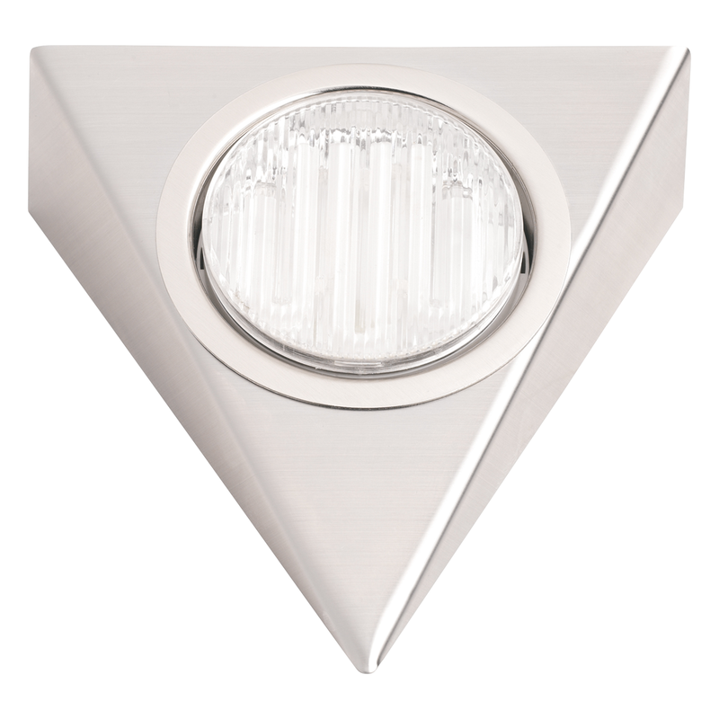 Triangle surface mounted downlight with mini plug for GX53 lamps