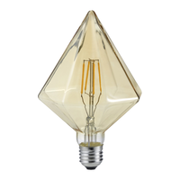 4W LED arrow shape filament lamp - amber glass