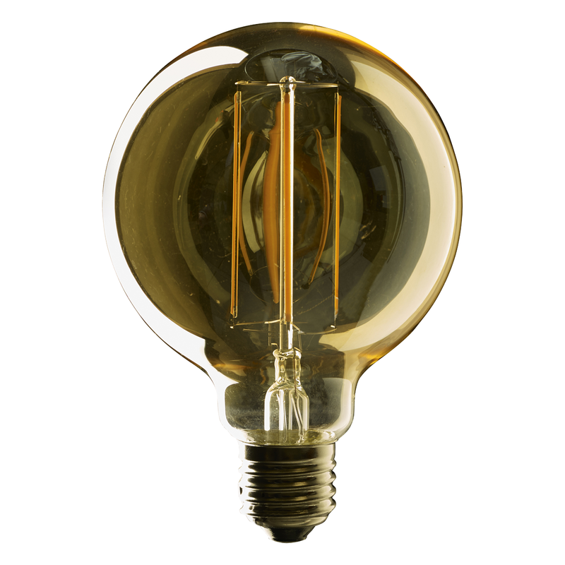 4W G95 globe vintage LED filament dimmable lamp