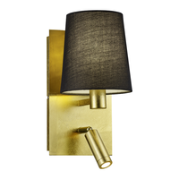 Marriot LED wall & reading light gold finish