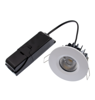 ELAN LED fixed IP65 dimmable fire rated downlight - 3000k