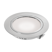 LED cabinet downlight chrome - 3000k