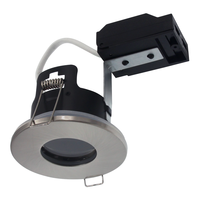 Chrome open back IP65 fire rated downlight