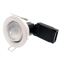 5W LED Tilt dimmable fixed fire rated white finish - 3000k