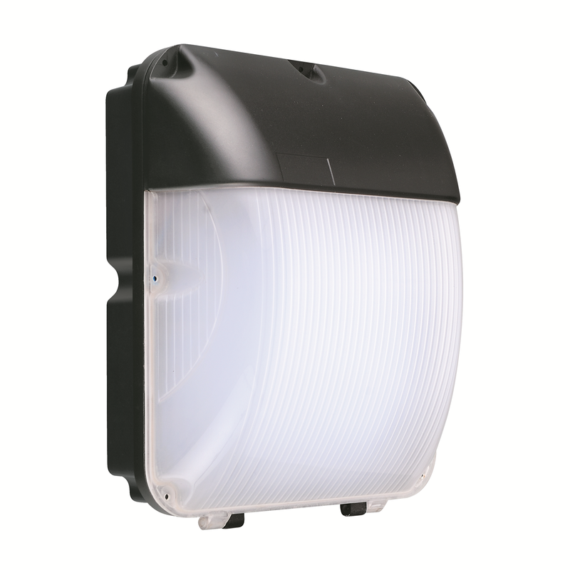 LED wall pack bulkhead with photocell