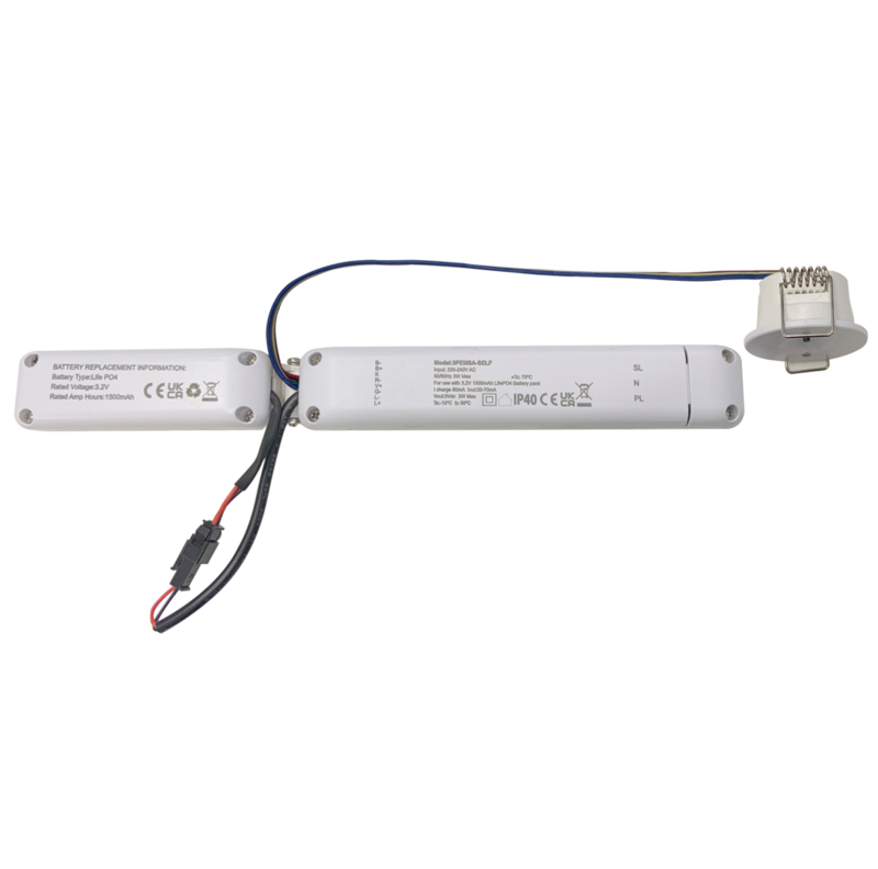 2 watt LED non-maintained emergency downlight