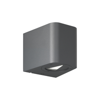 LED up & down adjustable light effect wall light anthracite finish