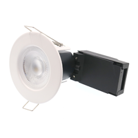 5W LED fixed IP65 dimmable fixed fire rated white finish - 3000k