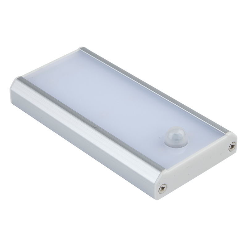 Rechargeable rectangular PIR sensor light