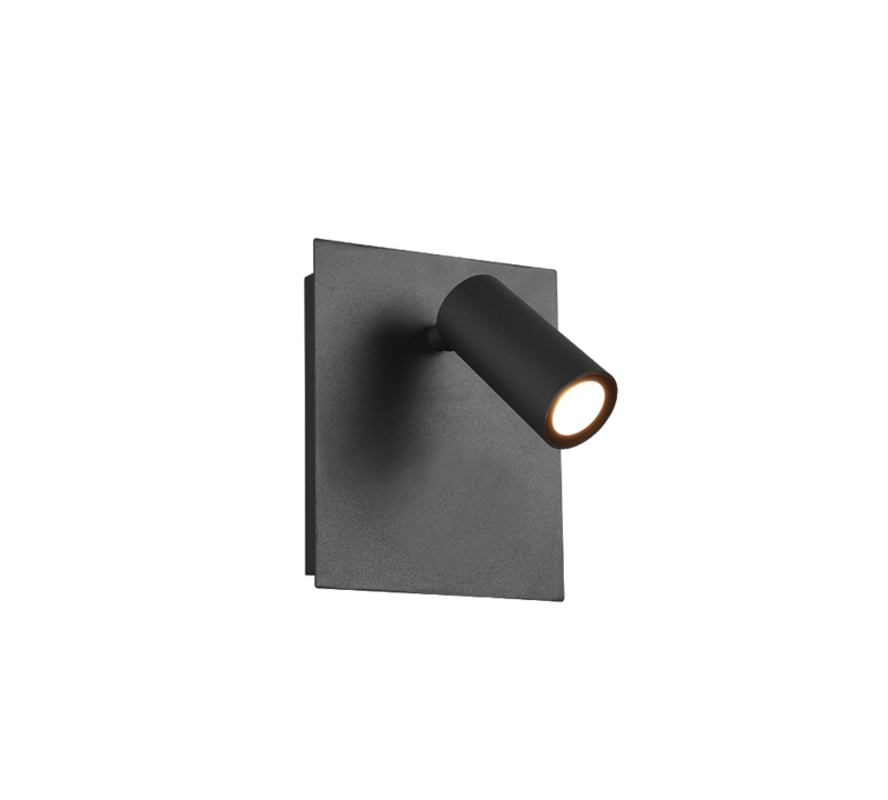 Tunga Single External Wall Light - Anthracite 
