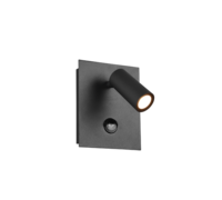Tunga Single PIR External Wall Light - Anthracite 