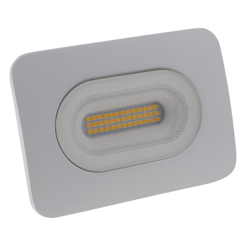 30W IP65 LED slimline flood light white finish