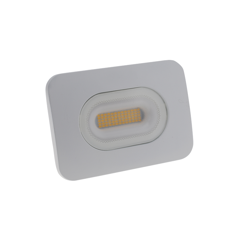 20W IP65 LED slimline flood light white finish